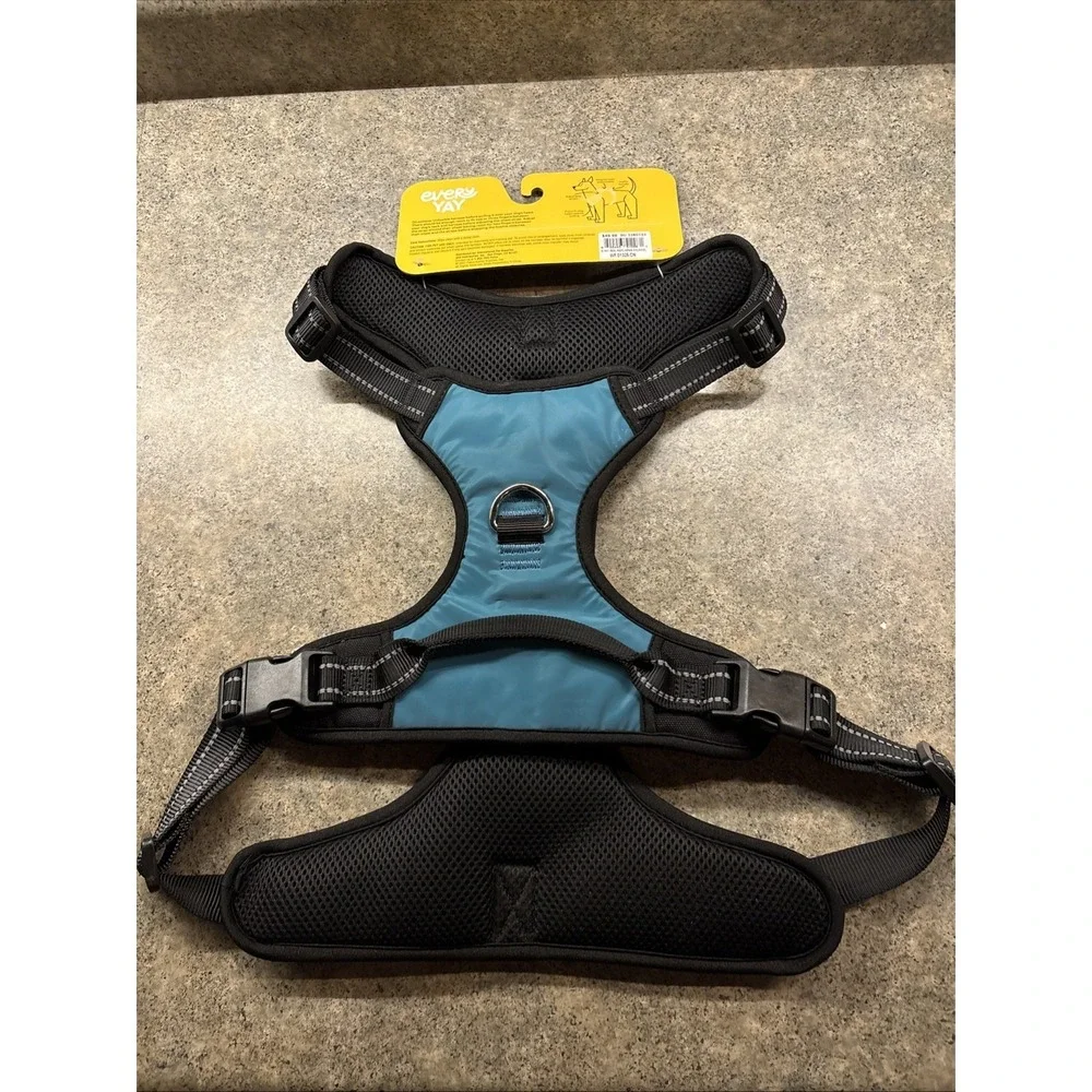EveryYay Embrace the Pace Teal Reflective Dog Harness, 2XL/3XL Brand New